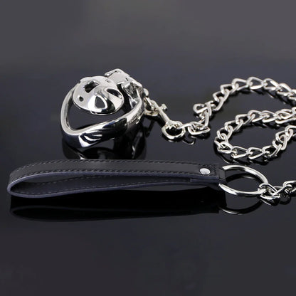 HT-V4 Flower Traction Chastity Cage with Belt