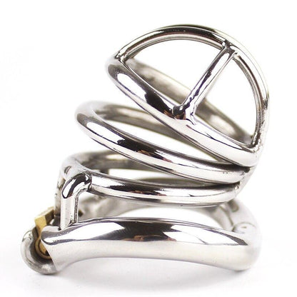 Cage de chasteté en métal petite et usée