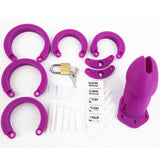 CB6000 Silicone Chastity Cage Purple