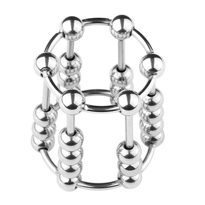 Metal Masturbation Cock Ring