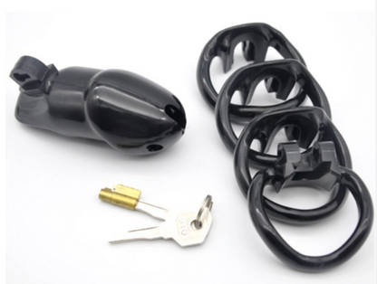 Sissy For Her - Black Resin Chastity Cage
