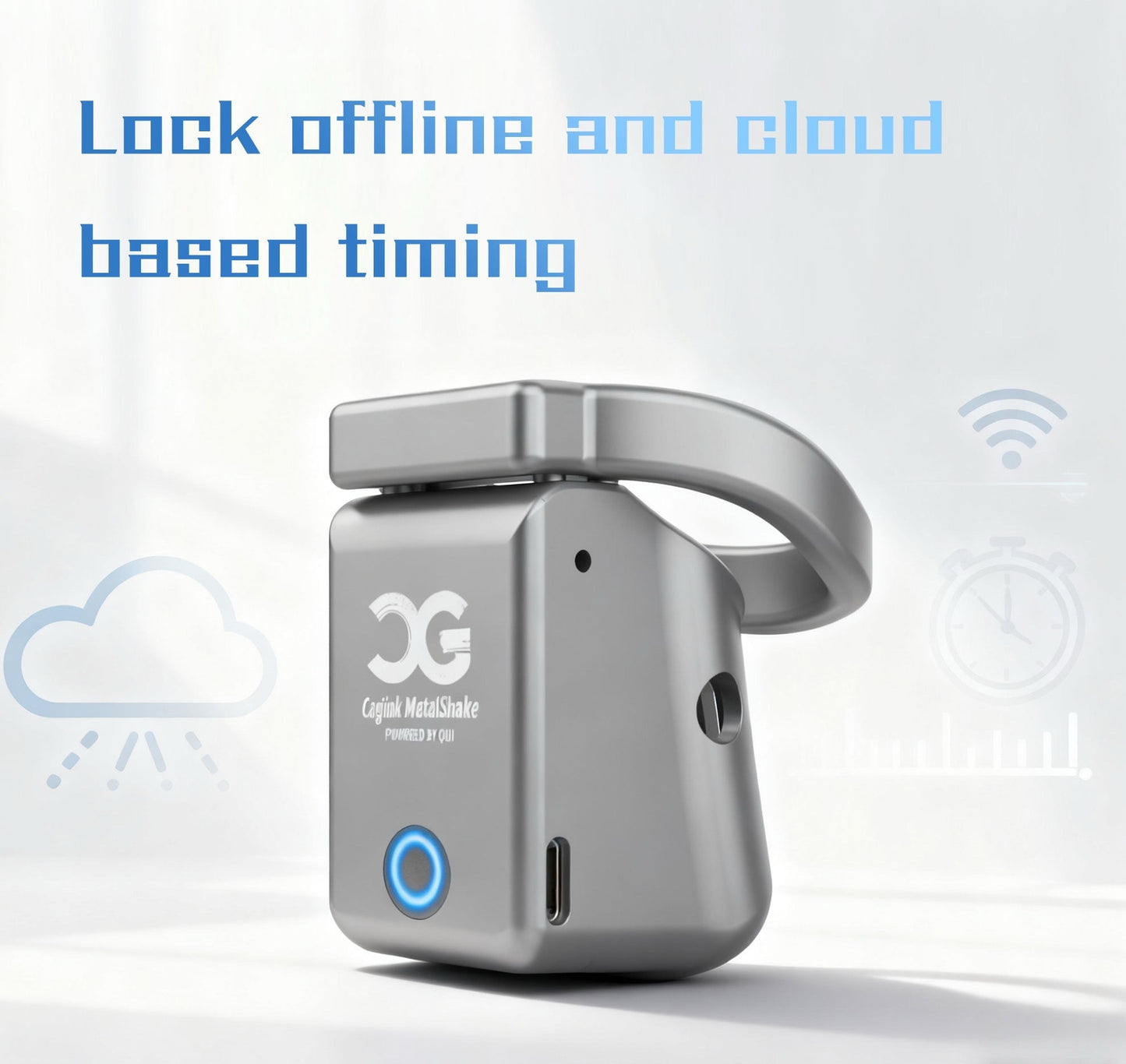 NEW Cagink Metal Vibrating Chastity Cage Remotely - 5