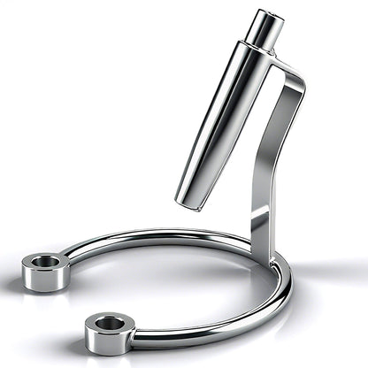 Stainless Steel Bead PA Chastity Cage 6