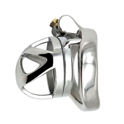 Dispositif de chasteté masculin avec anneau en métal (1,18")