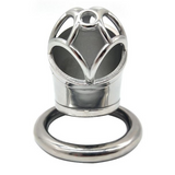 Iron Man Long Steel Chastity Cage (2.09")