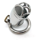 Iron Man Long Steel Chastity Cage (2.09")