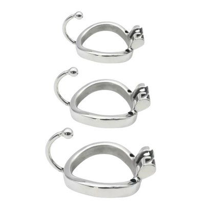 Super Tiny Steel Cock Cage With Ball Separator