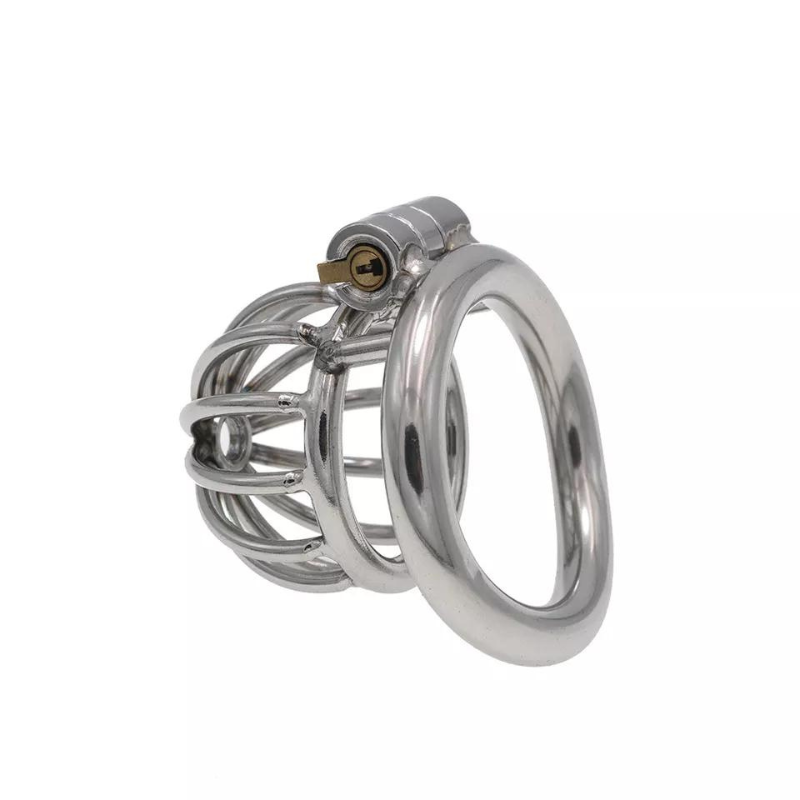 Dispositif de chasteté en acier Micro Hat (1,26 po)