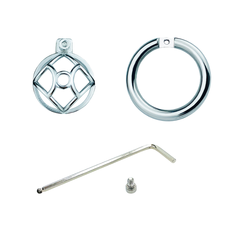 Cage de chasteté en acier Mini Cell (1,02")
