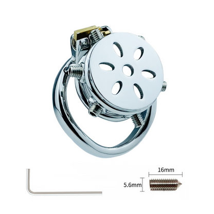 Micro Chastity Cage With Screws