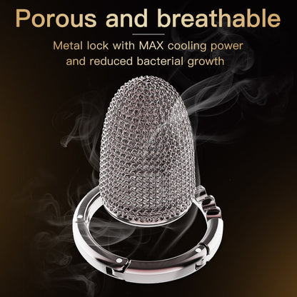 Adjustable Chainmail Chastity Cage 4