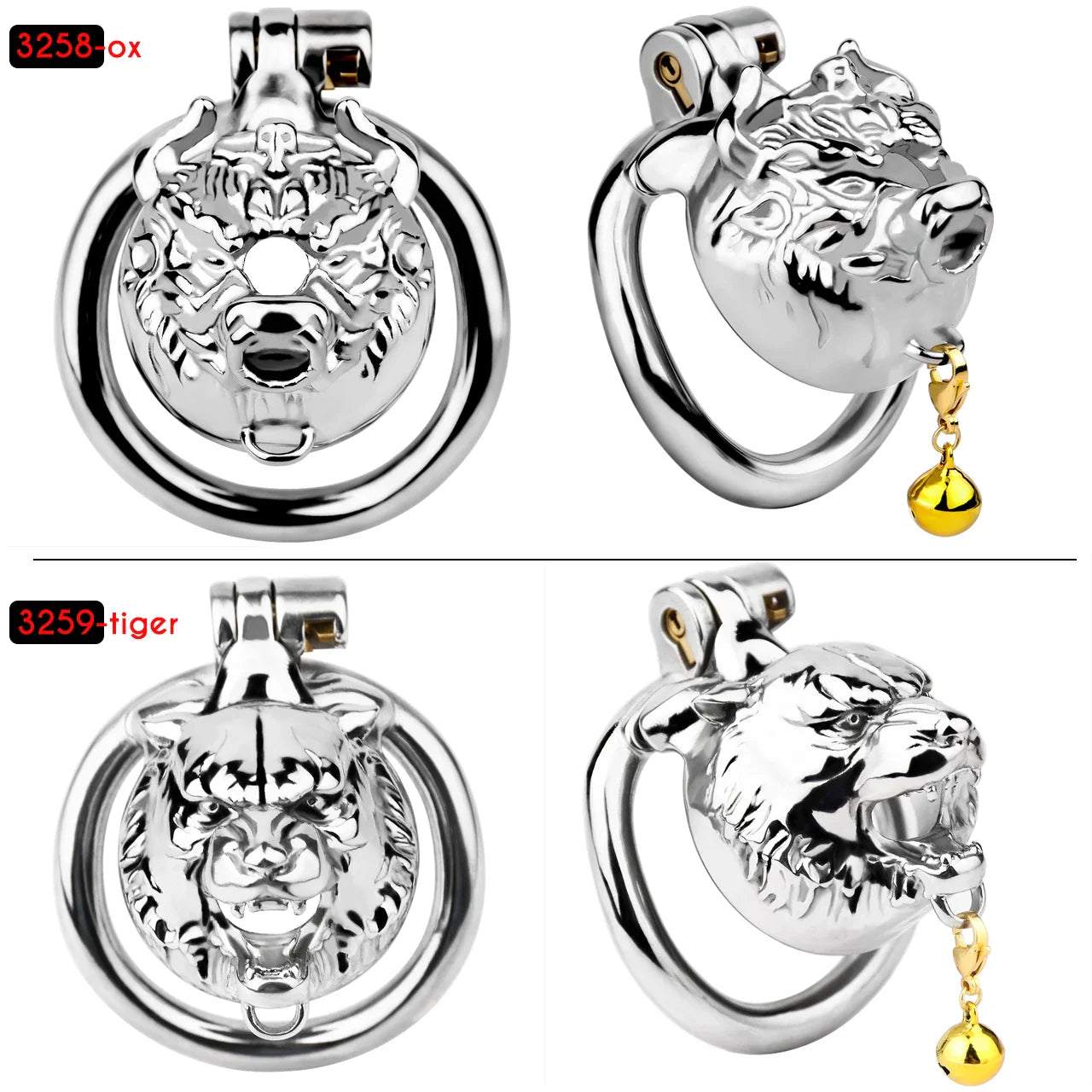 Beast Penis Locker With Chastity Bell