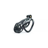 Black Cobra Chastity Cage Kit 1.77 To 4.13 Inches Long