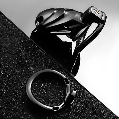 Black Metal Chastity Lock