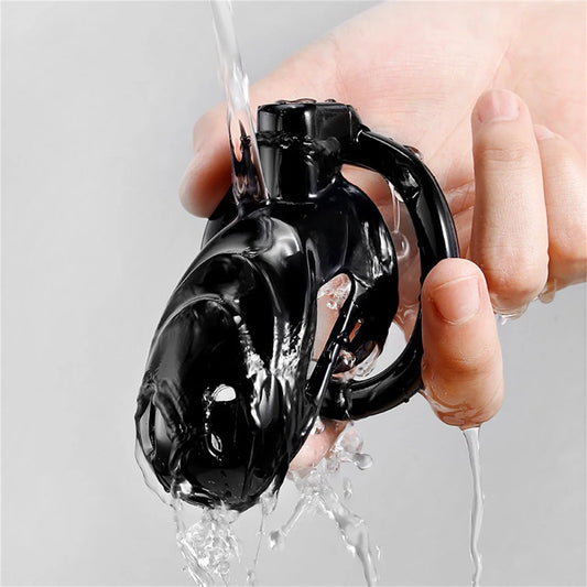 Black Metal Chastity Lock