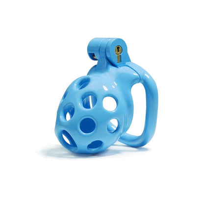 Blue Hole Cobra Chastity Cage Kit - 1.77 to 4.13 Inches Long