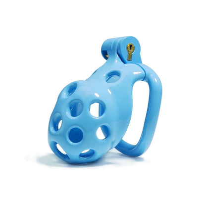 Blue Hole Cobra Chastity Cage Kit - 1.77 to 4.13 Inches Long