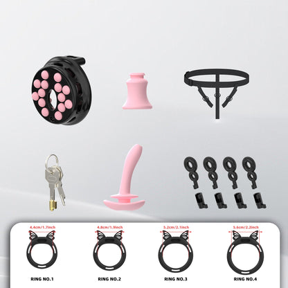 breathable-panel‌-chastity-cage-with-silicone-rings 1