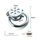 Flat Chastity Lock With Spikes