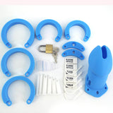 CB6000 Silicone Chastity Cage Blue