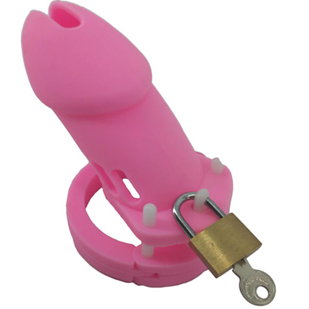 CB6000 Silicone Chastity Cage  Perverse Pink