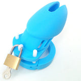 CB6000S Silicone Chastity Cage Blue