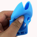 CB6000S Silicone Chastity Cage Blue