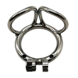 New stainless steel male chastity device