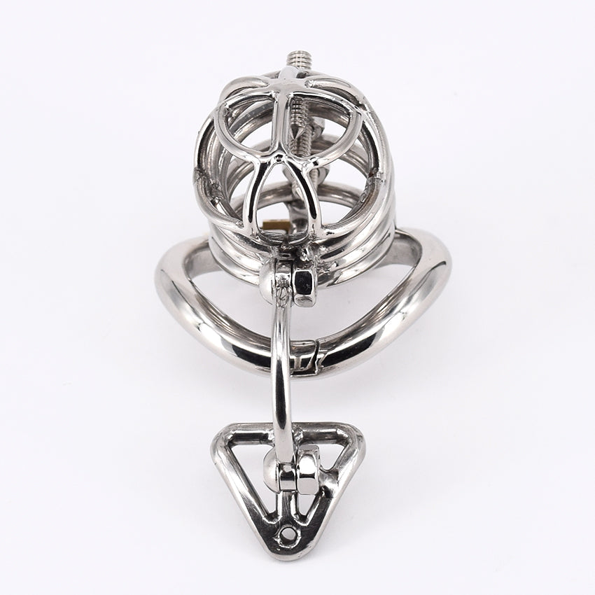 Cage de chasteté en métal de 2,76 pouces de long