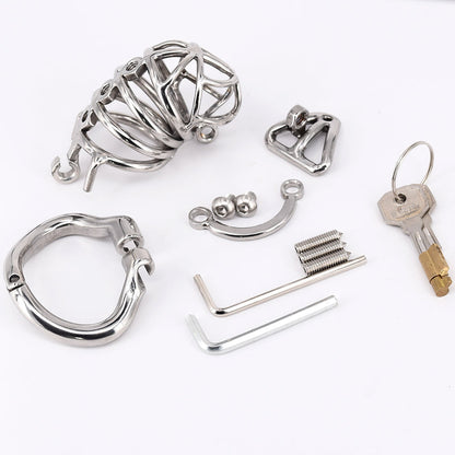 Cage de chasteté en métal de 2,76 pouces de long