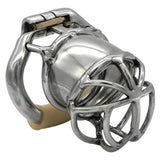 Stainless Steel Stealth Lock Cock Cage