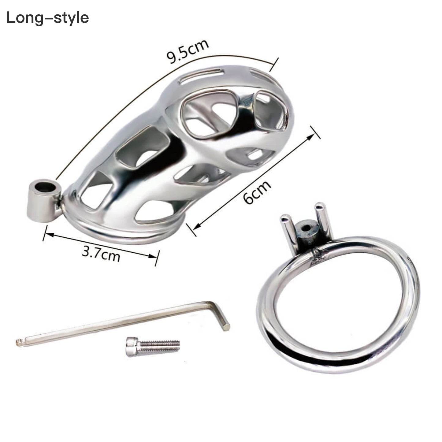 Mamba Chastity Cage 2.56 to 3.74 inches