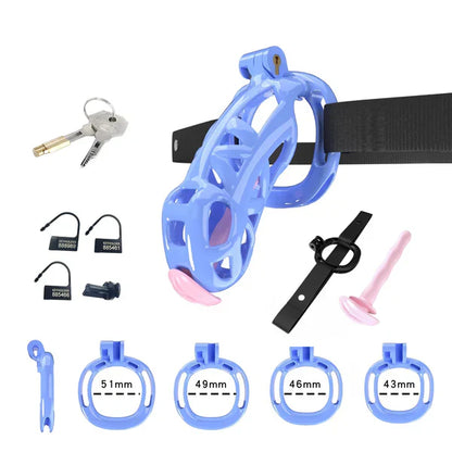 Cobra Chastity Set With Belt