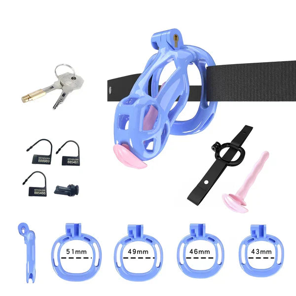 Cobra Chastity Set With Belt
