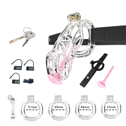 Cobra Chastity Set With Belt