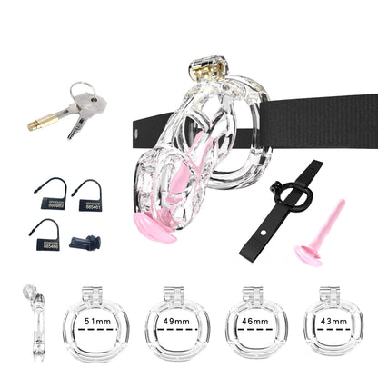 Cobra Chastity Set With Belt