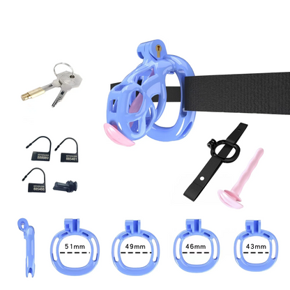 Cobra Chastity Set With Belt
