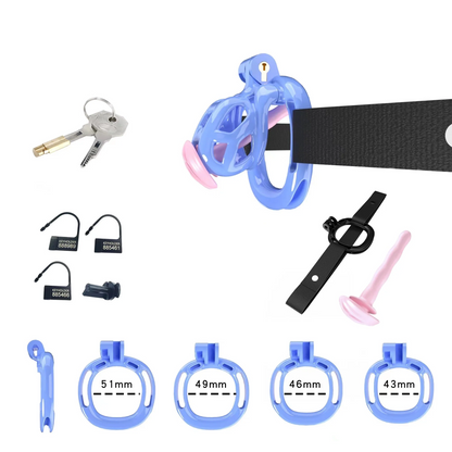 Cobra Chastity Set With Belt