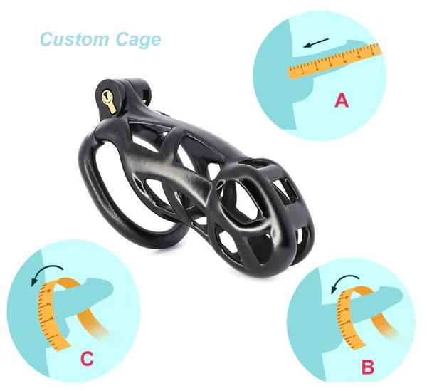 Custom Resin Cobra Chastity Cage