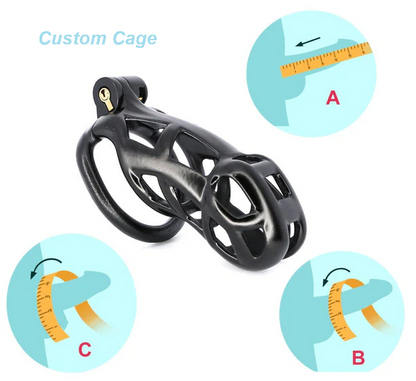 Custom 3D Cobra Chastity Cage – Resin