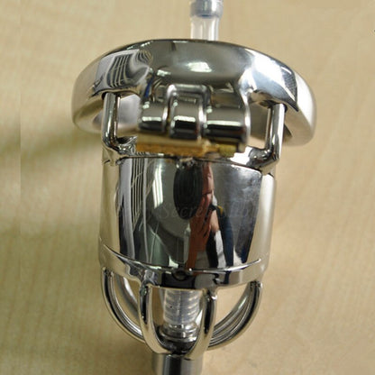 Keuschheitskäfig aus Metall, 4,5 cm lang