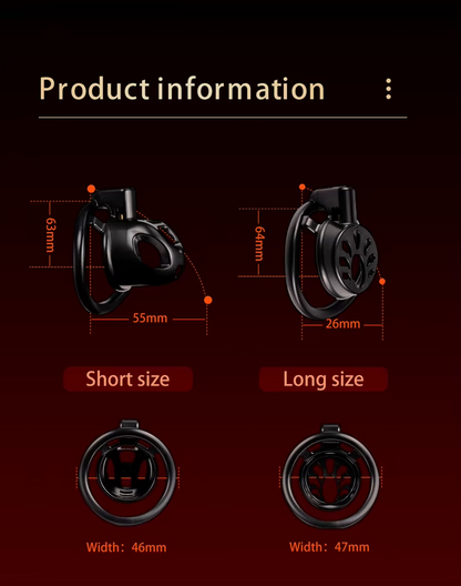 Double Small Chastity Cage Set