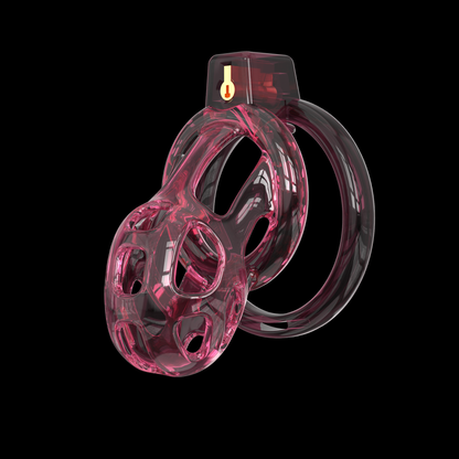Elastic Soft Pink Cobra Chastity Cage