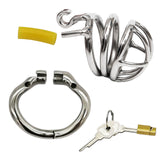 Ergonomic Stainless Steel Stealth Chastity Device