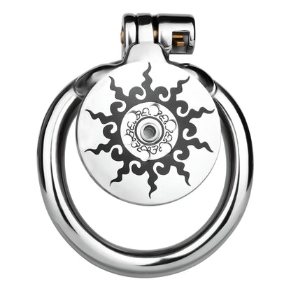 Flat Lotus Chastity Cage -8