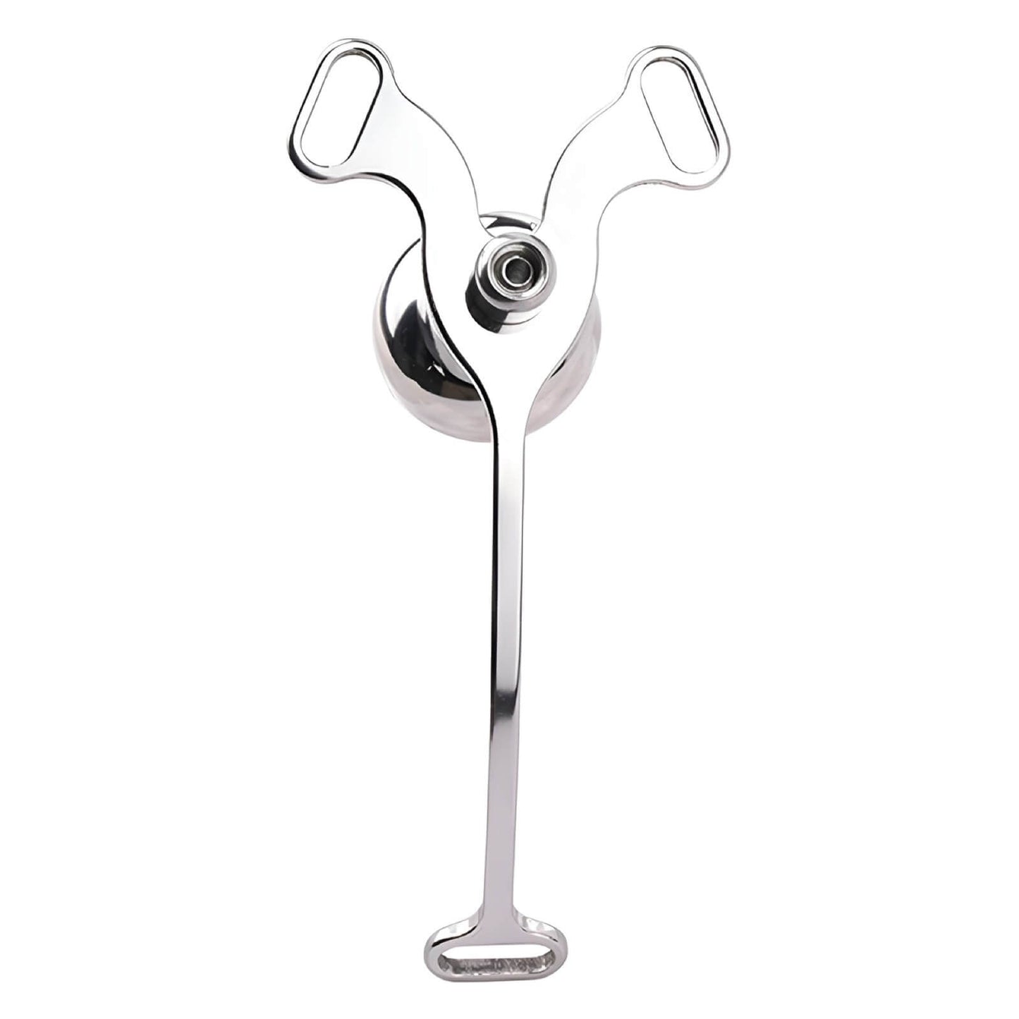 Flat Negative Chastity Cage With Silicone Realistic Dildo