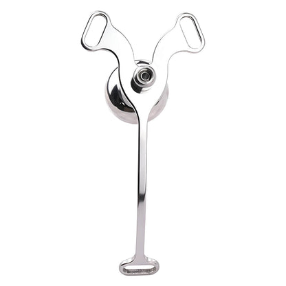 Flat Negative Chastity Cage With Silicone Realistic Dildo