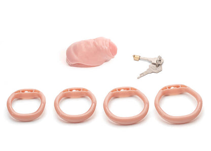 Flesh-Toned Camouflage Chastity Device