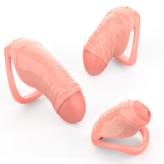 Flesh-Toned Camouflage Chastity Device