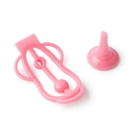 Fufu Clip Chastity Cage With Pee Guard